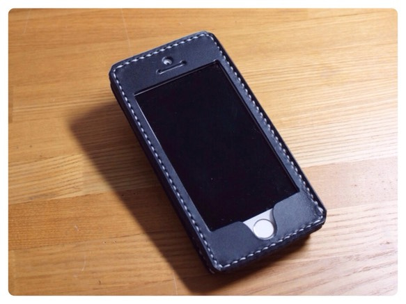 iphone5・5S用　レザーケース 1枚目の画像
