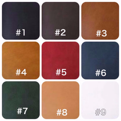 『受注製作』 革の色が自由に選べる iphoneSE2/iphone7/iphone8 手帳型レザーケース 全22色 6枚目の画像