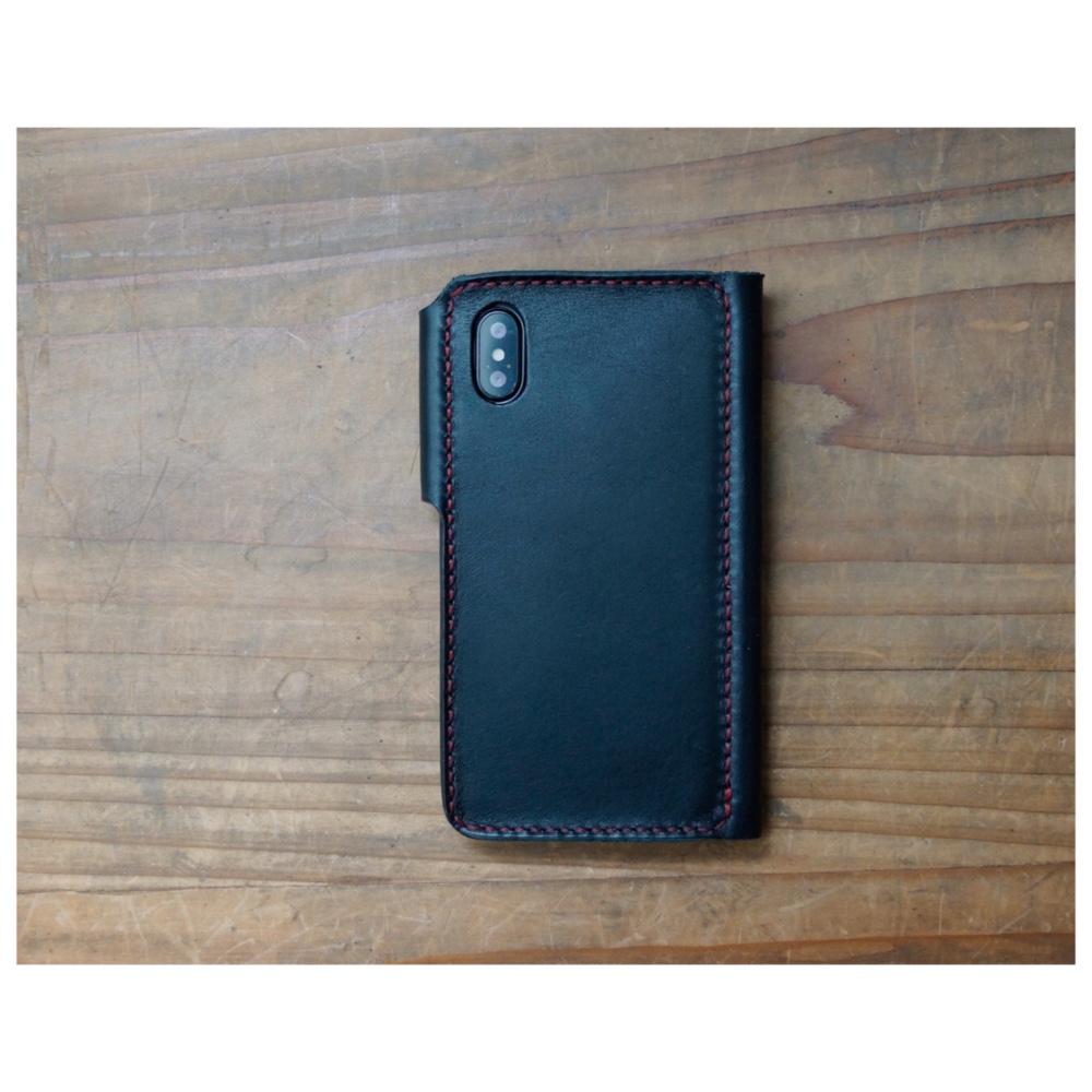 『受注製作』iphone用 手帳型 レザーケース 選べるカラー 全22色 ◁Triangle▷ 各種サイズに対応