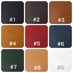 『受注製作』 革の色が自由に選べる iphone6plus/6splus 手帳型 全18色 6枚目の画像