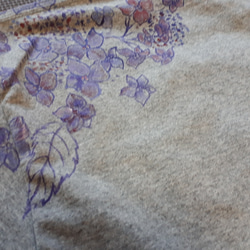 紫陽花ロゴTシャツ　グレー　女性L　 6枚目の画像