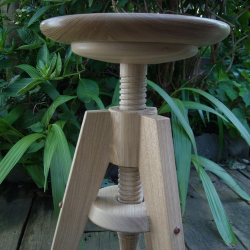 ハンドメイド　スツール ターンスツール 椅子（チェアー）・スツール WoodWorkerTomita 通販