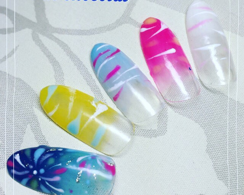 オーダーネイルチップNo.65 夏 花火 浴衣ネイル 1280_lc