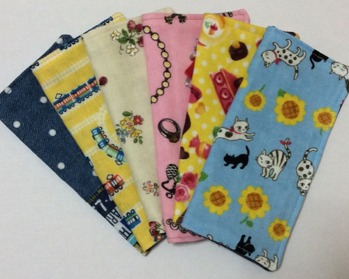 選べる2枚セット＊ 4重ガーゼハンカチ ① 雑貨・その他 dolphin-t 通販