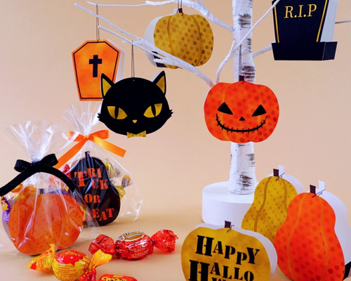 美品レア　ハロウィン ガラスオーナメント　36セット　ジョンデリアン好きにも 美品レア ハロウィン ガラスオーナメント 36セット ジョン
