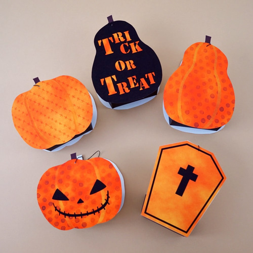 10コセット｜ハロウィン・オーナメント（ジャックオーランタン