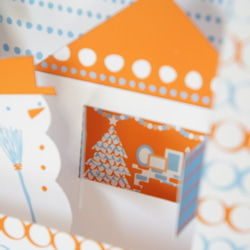 WHITE SNOW BOX・レトロポップカラー ＊２つの風景が楽しめる＊ 4枚目の画像