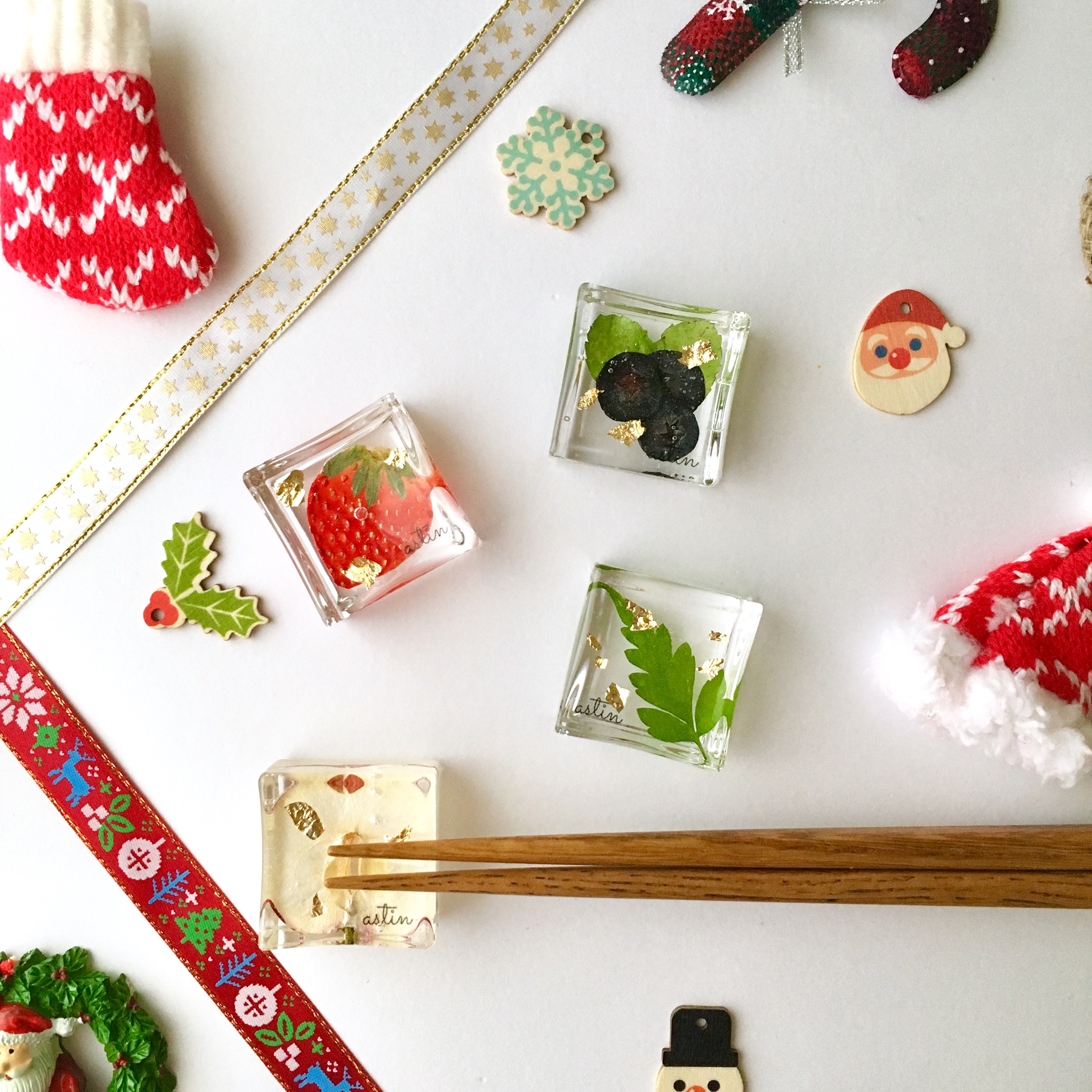 クリストフル　箸置き&箸　4セット クリストフル 箸 箸置き4セット （希少】クリストフル シルバー