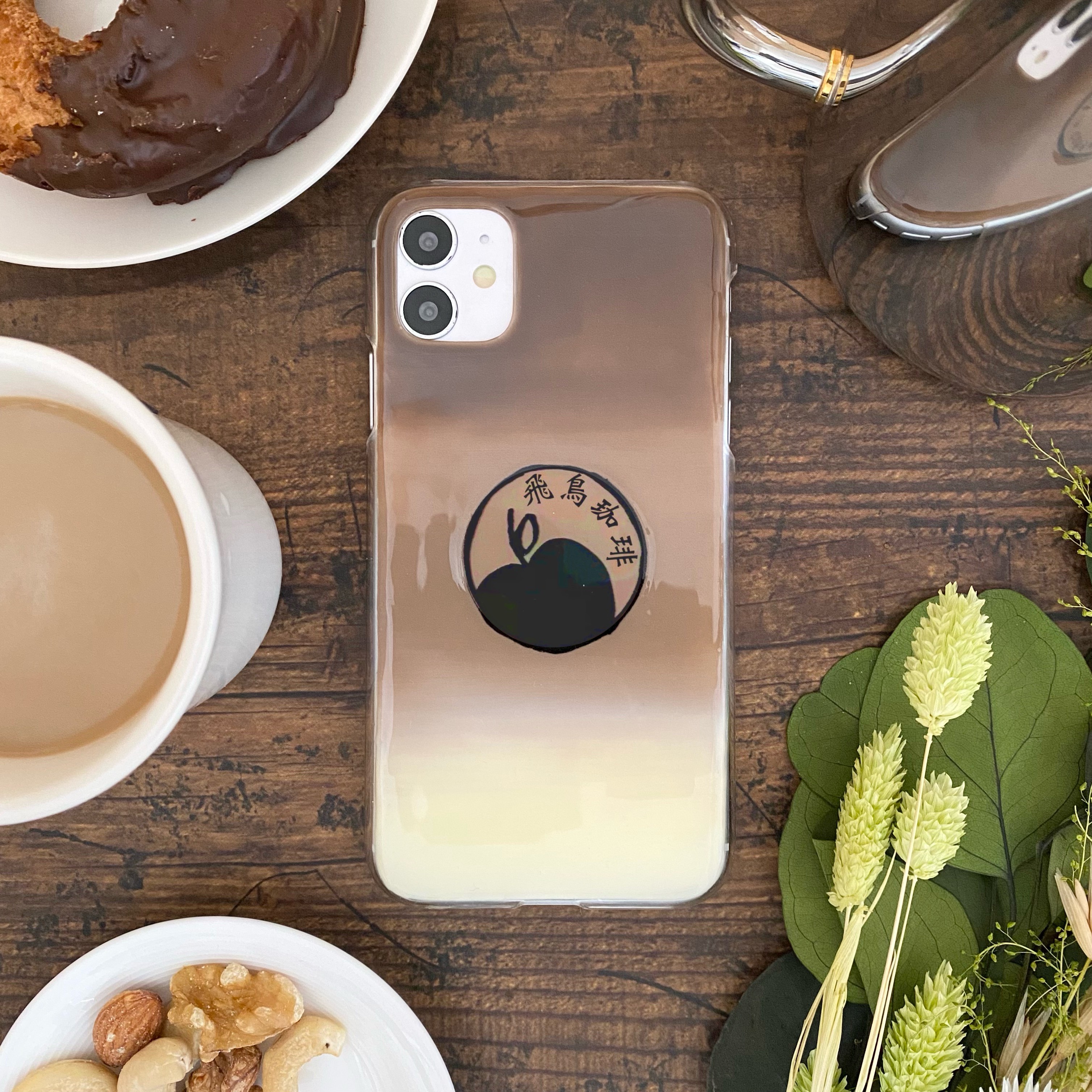 78i.【飛鳥珈琲】カフェラテ（Hot） の iPhoneケース