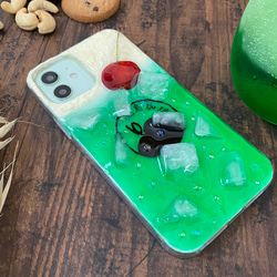 【明日香咖啡】蜜瓜奶油汽水 iPhone 保護殼 筆記型智慧型手機肩背可更換 iPhone15 Pro Max 第4張的照片