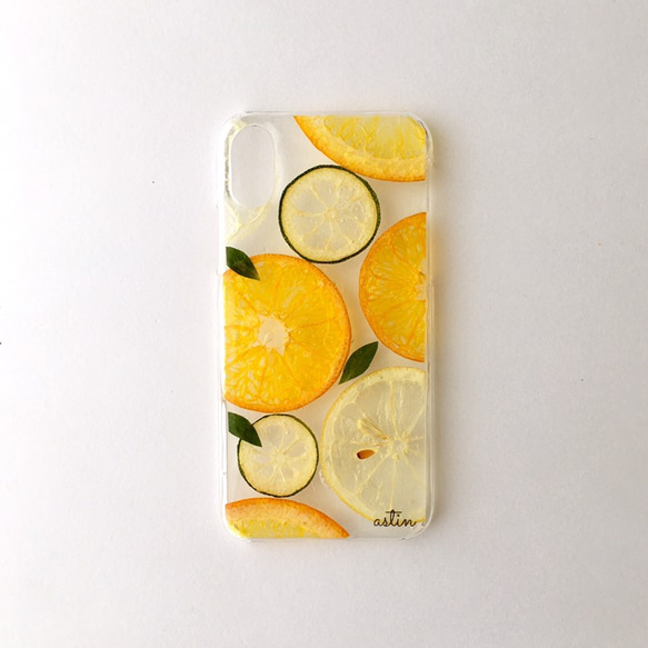 柑橘混合壓花 iPhone 保護殼筆記本智慧型手機肩背可更換 iPhone15 Pro Max Plus 第5張的照片