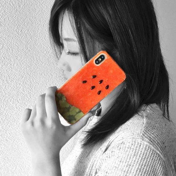 18a.【6￣9月限定】すいか の スマホケース　全機種対応 7枚目の画像