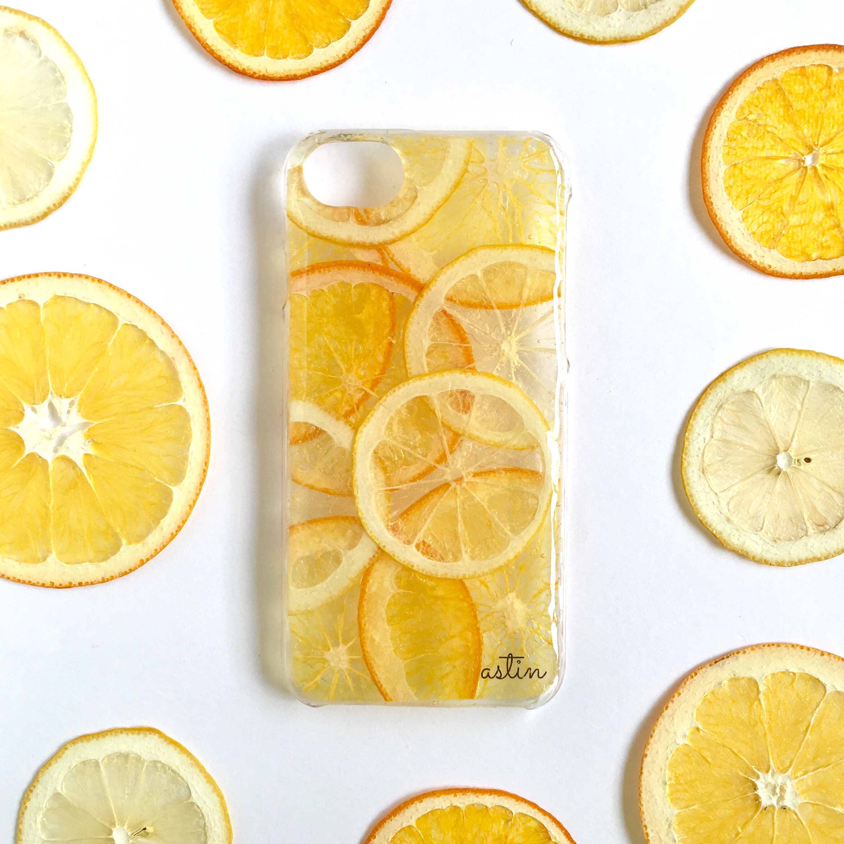 22i.レモン&オレンジ の iPhoneケース