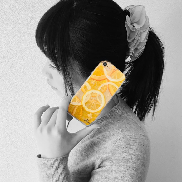  22i.レモン&オレンジ の iPhoneケース