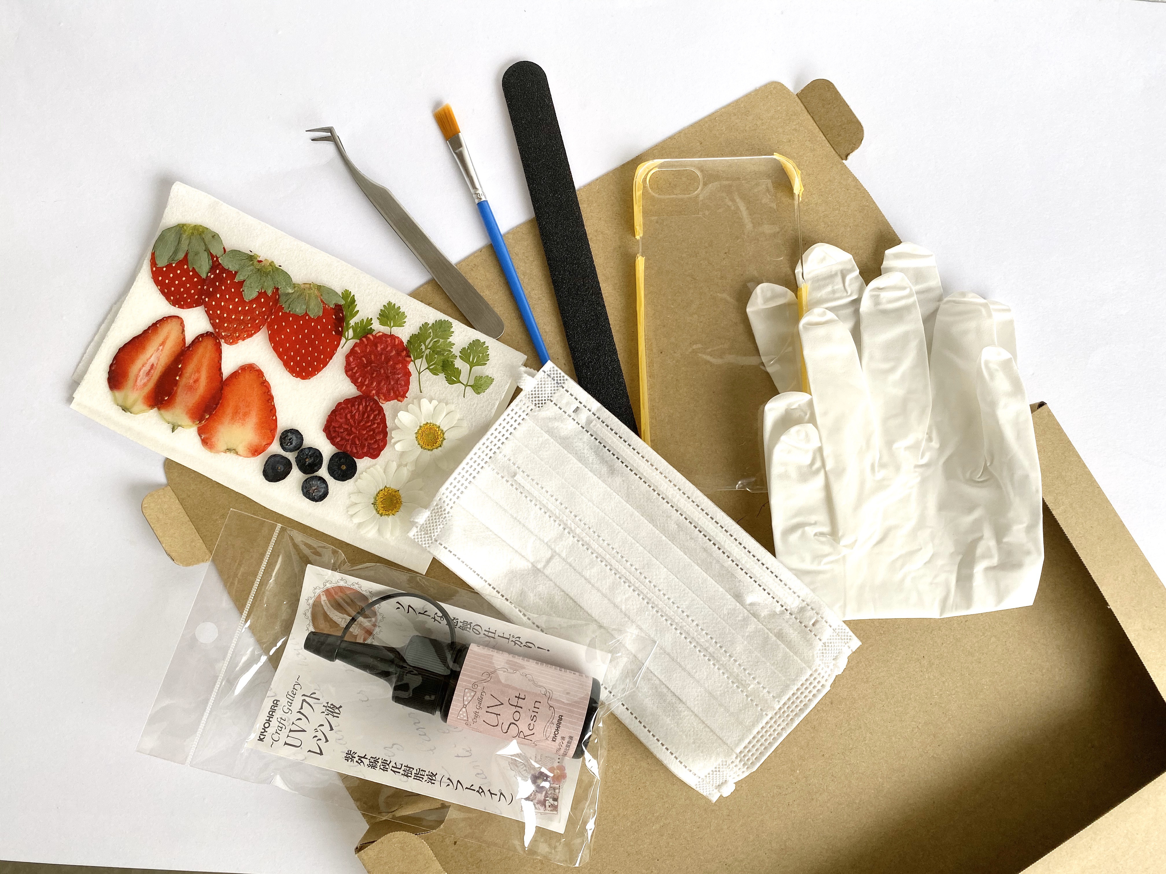 【動画付き】押しフルーツスマホケース作成キット