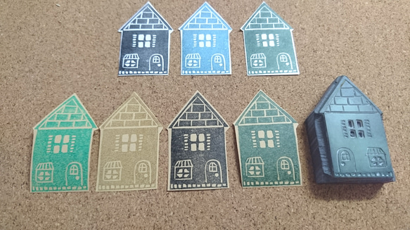 消しゴムはんこ★おうちスタンプ   北欧風 2枚目の画像