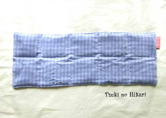 小豆のホットパッド～ブルー(肩、腰などに) 1枚目の画像