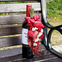 オーストラリアン・ワイルドフラワーのボトルコサージュ（赤・バレンタイン） 3枚目の画像