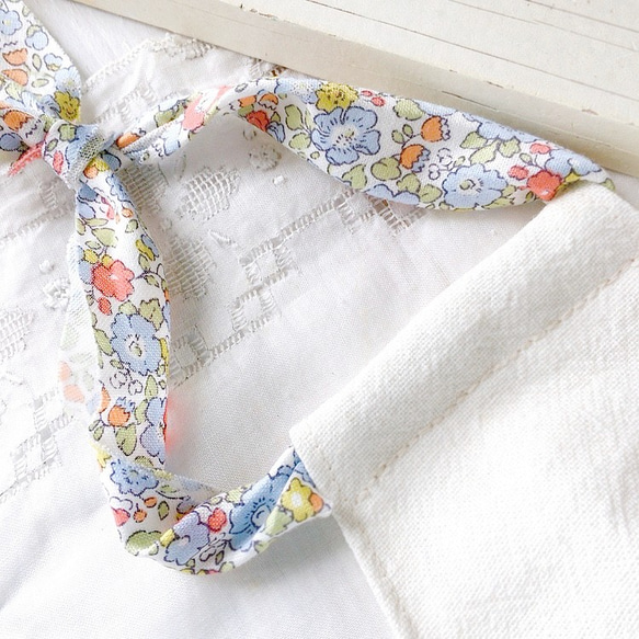 夏季口罩棉亞麻自由印花針織紗類型（Ⓑ/貝茜·安/橙色） 第2張的照片