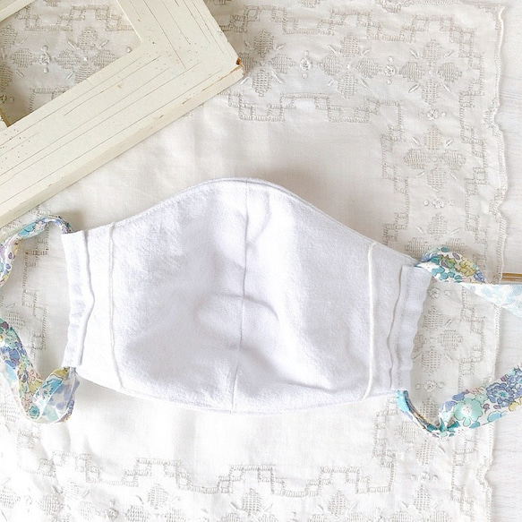 夏季口罩棉亞麻自由印花針織紗類型（Ⓑ/貝茜·安/橙色） 第3張的照片
