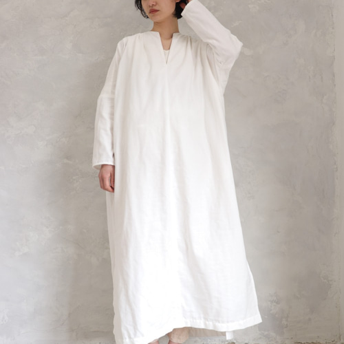 オーガニックコットン農民ワンピース白 ワンピース そらのき 通販