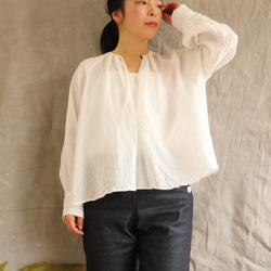 世界に一着!フラメンコ☆完全オーダーメイドのコットン白ブラウス 世界に一着!フラメンコ☆完全オーダーメイドのコットン白ブラウス