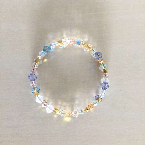 スワロフスキー ビーズ ブレスレット SWAROVSKI - Swarovski スワロフスキービーズ ブレスレットの