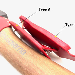 手斧ヘッドカバー　Type A  ハスクバーナ３８ｃｍ専用 送料込み 8枚目の画像