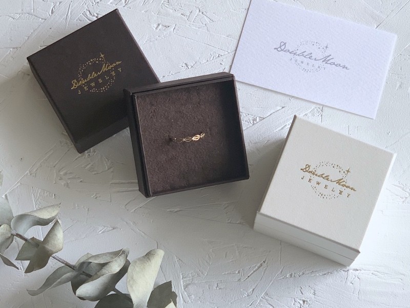 ５月誕生石　ぷっくりエメラルド ピンキーリング K10YG  【受注製作】