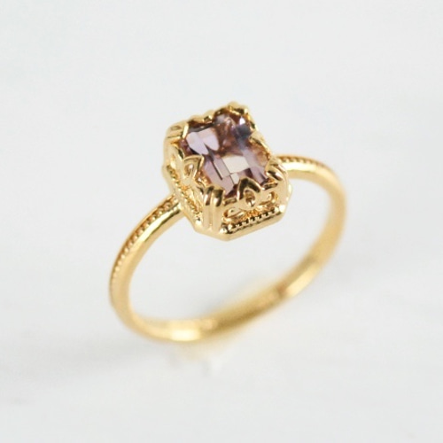 アメトリン 香水瓶モチーフリング【受注製作】 指輪・リング ダブル