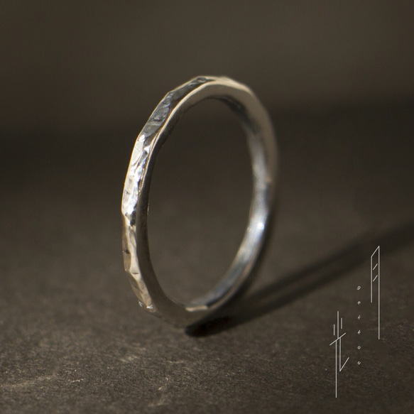 「No.5 / シルバー指輪“高純度 極細  シンプル リング “ 3枚目の画像