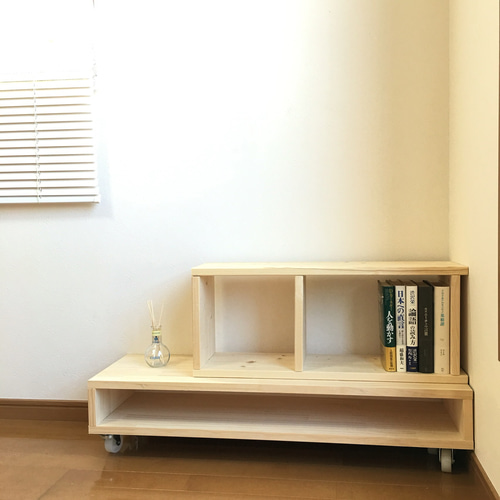 キャスター付きテレビ台 サイズオーダーOK テレビ台・テレビボード T