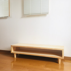 杉×楢（オーク）無垢 W1200 テレビ台 / TVボード テレビ台・テレビ