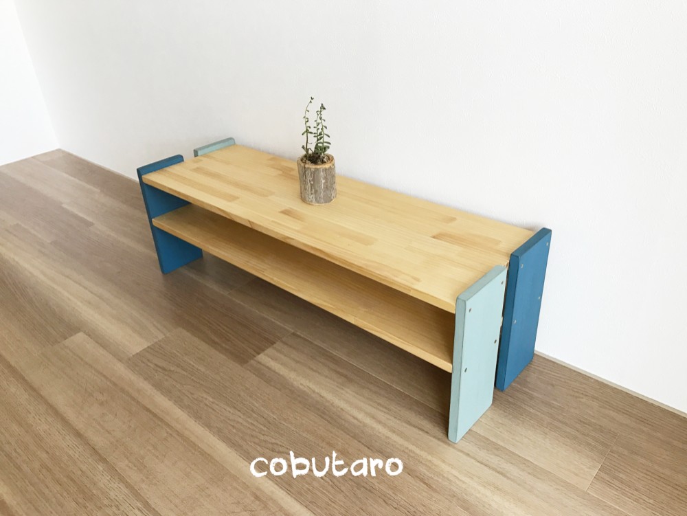 木製テレビ台90cm アンティークテイスト