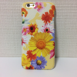 【送料込み】iPhone6、6S用ケース 花柄 2枚目の画像