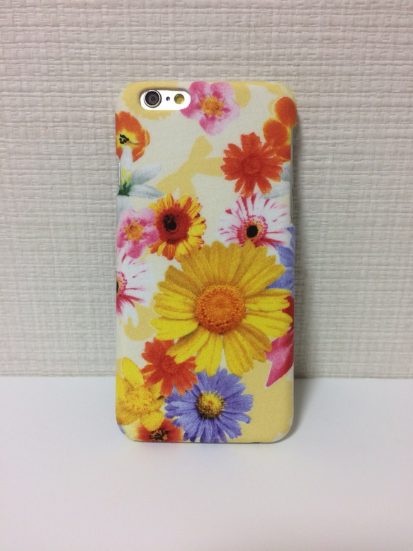 【送料込み】iPhone6、6S用ケース 花柄 2枚目の画像