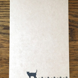 【3本セット】スタンプにゃん ネコの足あとスタンプ♪鉛筆キャップはんことポストカード　V2 6枚目の画像