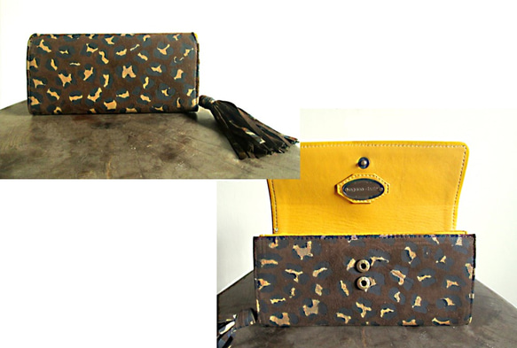 長財布jalapeno leopard brown 4枚目の画像