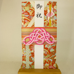 【国内送料無料】m370　友禅和紙●着物の祝儀袋 1枚目の画像