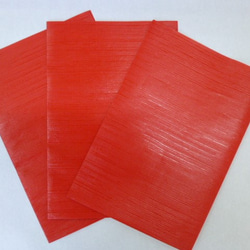 【國內免費送貨】Hako Paper Wrapping Bag Red Shiny 3張 第1張的照片