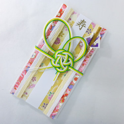 [免運費] 雙面紙和友禪日本紙製成的禮物袋 第1張的照片