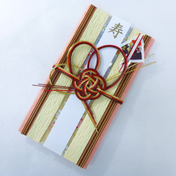 [免運費] 雙面紙和友禪日本紙製成的禮物袋 第1張的照片