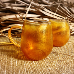 okinawan nature colors(amber)/ ビールジョッキ/耐熱マグカップ(1個)360ml 3枚目の画像