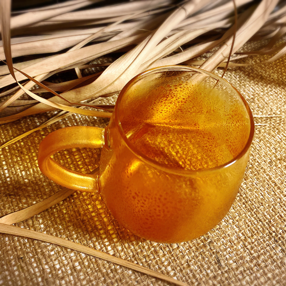 okinawan nature colors(amber)/ ビールジョッキ/耐熱マグカップ(1個)360ml 4枚目の画像