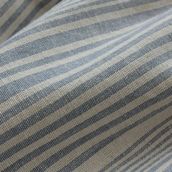 《數量有限》手工編織的棉布植物染色條紋分層半身裙（生成/藍色） 第6張的照片