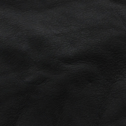 『ワックスレザー クラッチバッグ』 B5 タブレット バッグinバッグ 本牛革 フラットポーチ （ブラック）. 8枚目の画像