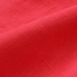 100% 亞麻大號手提袋環保袋帶扣板（橙紅色） 第5張的照片