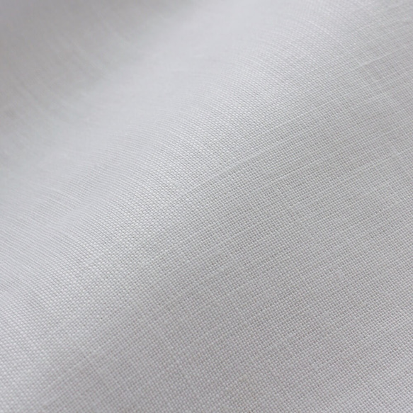 可持續材料 100% 麻亞麻套衫寬 T 卹（白色） 第7張的照片