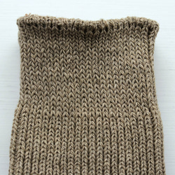 再生棉薄羅紋襪 23-25cm (米色) 第4張的照片