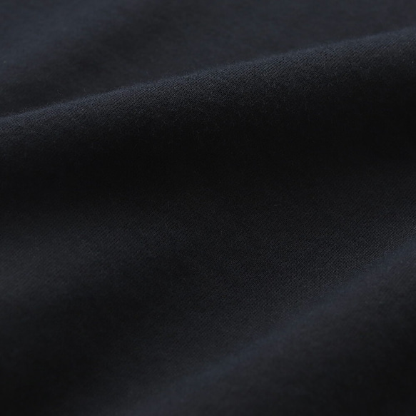 不規則下擺光滑針織套頭衫（黑色）TP14 第6張的照片